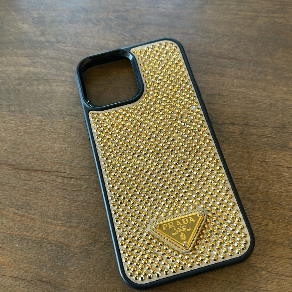 Gold Prada iPhone 13 Pro Max Case